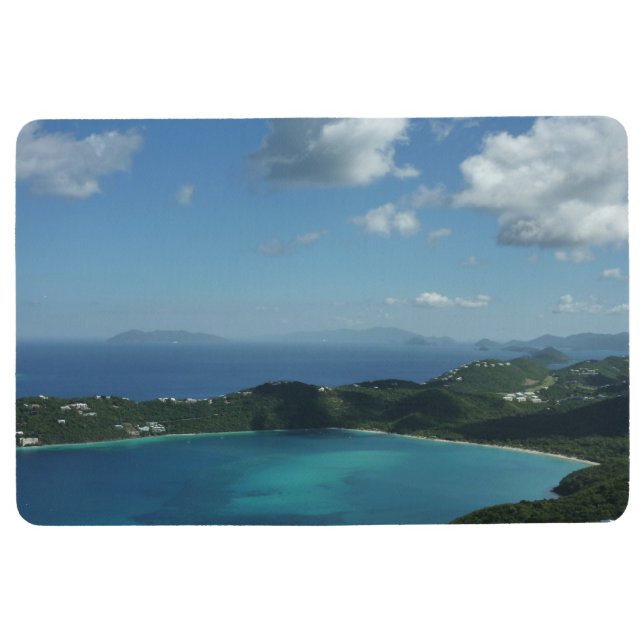 Tapis De Sol Baie de Magens, scene de l'île St Thomas Beautiful (Devant)