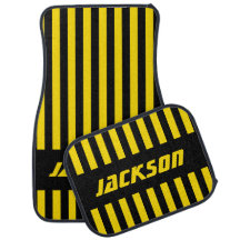 Bandes noires | Jaune | Couleur do-it-yourself tex