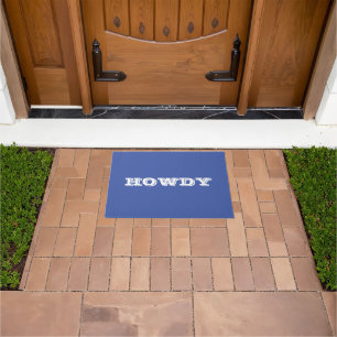Tapis de sol "Bonjour" avec nom ou message d'accue