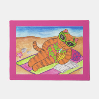 Tapis de sol Chat Bikini Tapis de Porte