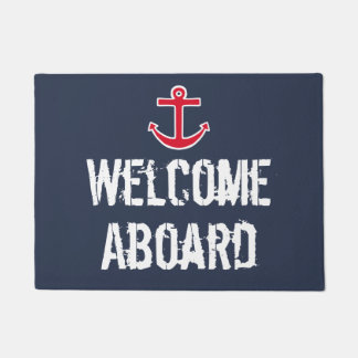 Tapis de sol de bateau nautique Bienvenue à bord C