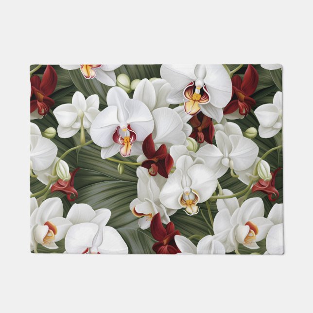 Tapis de sol de cuisine Orchidées élégantes (Devant)