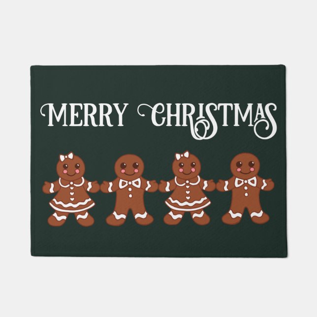 Tapis de sol de Noël au pain d'épices  (Devant)