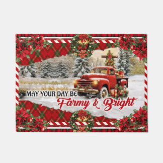 Tapis de sol de Noël - Bienvenue aux Fêtes de Fin 