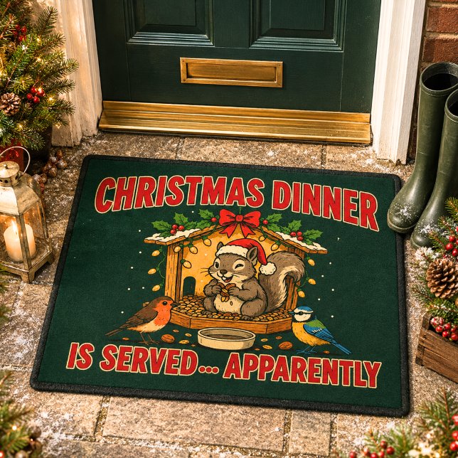 Tapis de sol de Noël servi apparemment (Créateur téléchargé)