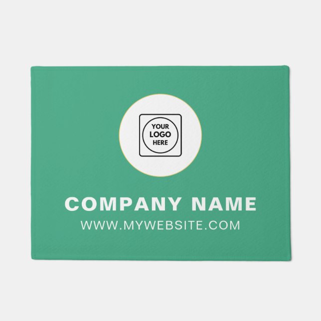 Tapis de sol de votre entreprise de marque de logo (Devant)