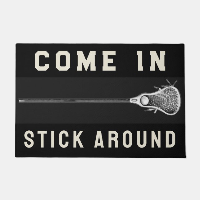 Tapis de sol décoratif pour le sport de crosse (Devant)