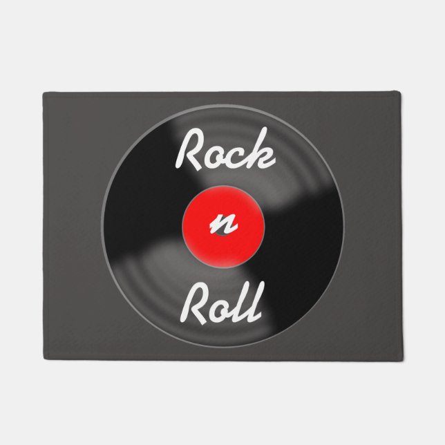 Tapis de sol disque Red Rock N Roll  (Devant)