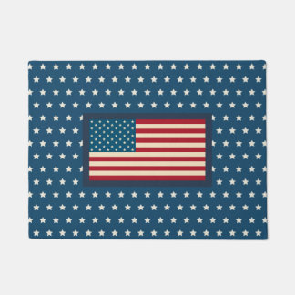 Tapis de sol drapeau américain patriotique Cadeau