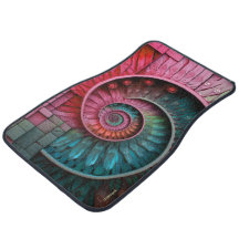 Dubman Designs : Spirale mosaïque de Fibonacci