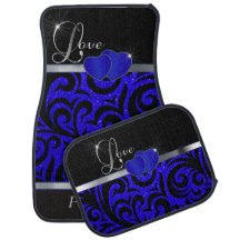 Elégant Blue Parties scintillant Love