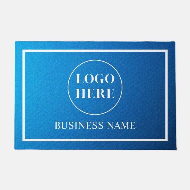 Tapis de sol élégant moderne pour logo d'entrepris (Devant)