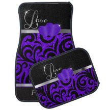 Élégant Purple Parties scintillant amour
