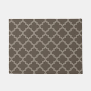Tapis de sol en chocolat marron gras
