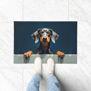 Tapis de sol en forme de Bluetick Coonhound