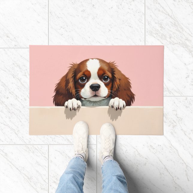 Tapis de sol en forme de Cavalier King Charles Spa (Intérieur)