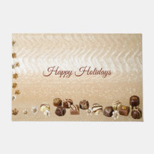 Tapis de sol en forme de chocolats assortis avec d