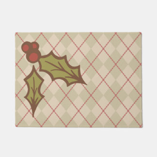 Tapis de sol en houx de Noël