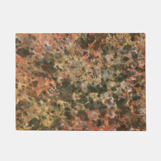Tapis de sol en marbre marron Classique  (Devant)