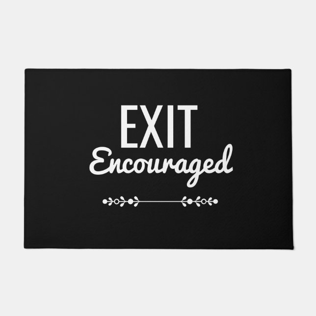 Tapis de sol Encouragé à Sortir (Devant)