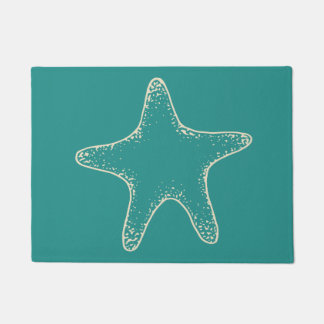 Tapis de sol étoile de mer turquoise