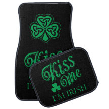 Tapis de sol Kiss Me I'm Irish pour voiture