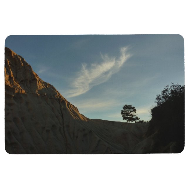 Tapis De Sol Lone Torrey Pine Californie Sunset Paysage (Devant)