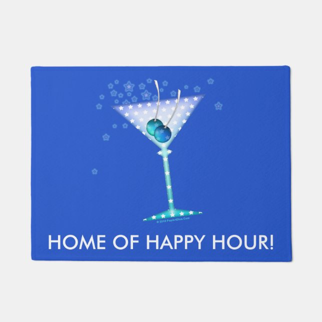 TAPIS DE SOL - MARTINI BLEU (Devant)
