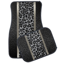 Motif Poster de animal gris élégant | Damas