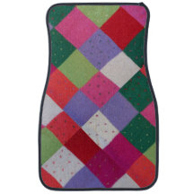 Patchwork en tricot vintage 