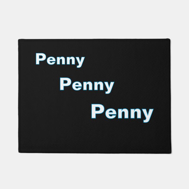 Tapis de sol ''Penny, Penny, Penny'' (Devant)