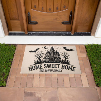 Tapis de sol personnalisé pour maison hantée Hallo