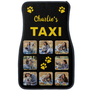 Tapis De Sol Photo Collage personnalisé de taxis de chien pour 