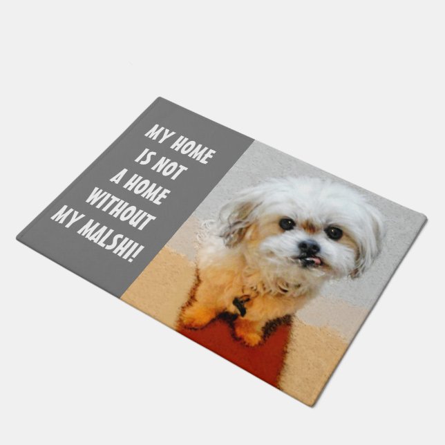 Tapis de sol pour chien Malshi doux (Incliné)