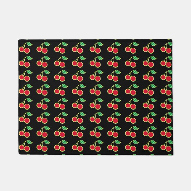 Tapis de sol Rétro Cerises (Devant)