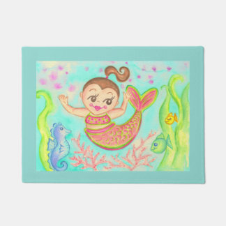 Tapis de sol Retro Mermaid