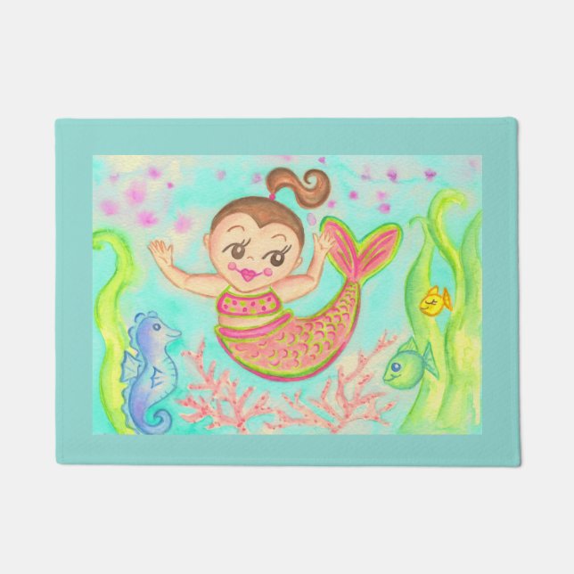 Tapis de sol Retro Mermaid  (Devant)