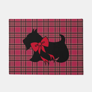 Tapis de sol Scottish Terrier arc pour les Fêtes 