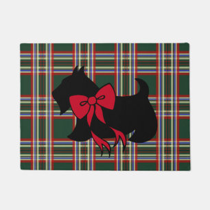 Tapis de sol Scottish Terrier de Noël 