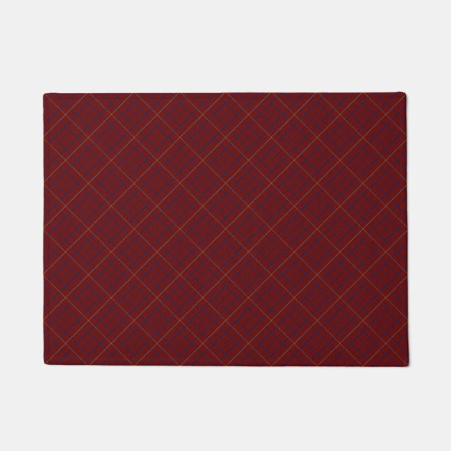Tapis de sol Tattersall Brooks Marron Bleu Or (Devant)