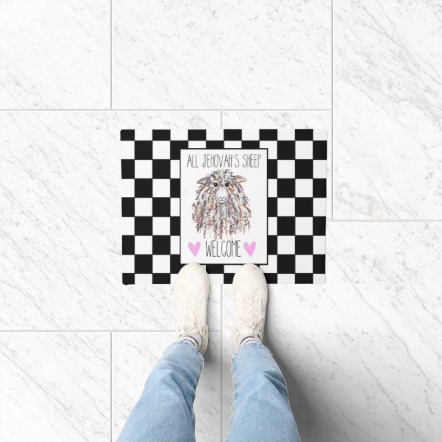 Tapis de sol "Tous les moutons de Jéhovah sont les (Intérieur)