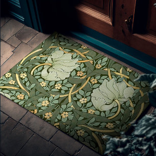 Tapis de sol vintage motif William Morris Pimperne