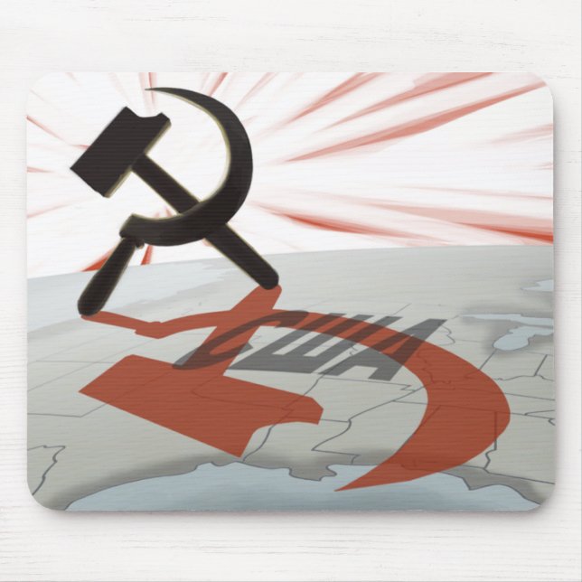 Tapis De Souris "США" Amérique communiste (Devant)