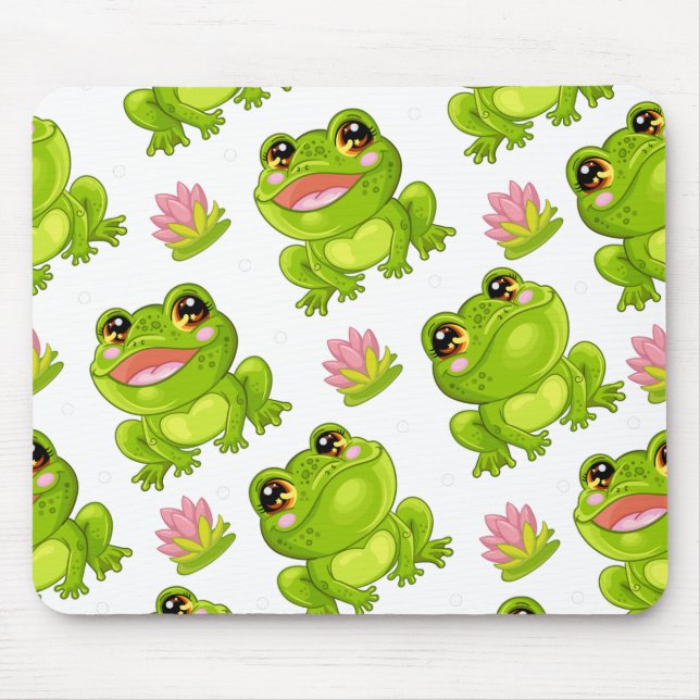 Tapis De Souris Сute cartoon frogs (Devant)