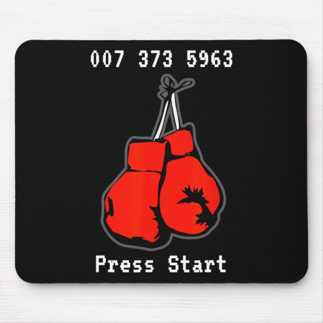 Tapis De Souris 007 373 5963 The Dream Fight Video Game Code Boxin (Devant)