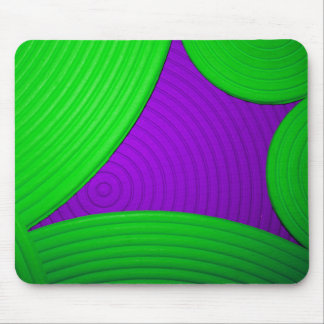 Tapis De Souris 01 Starburst vert et pourpre Mousepad