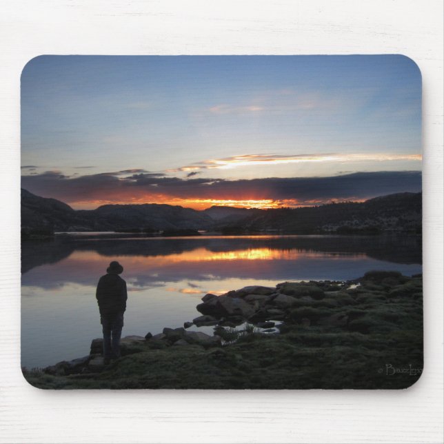 Tapis De Souris 1000 Island Lake Sunrise - Ansel Adams Wilderness (Devant)