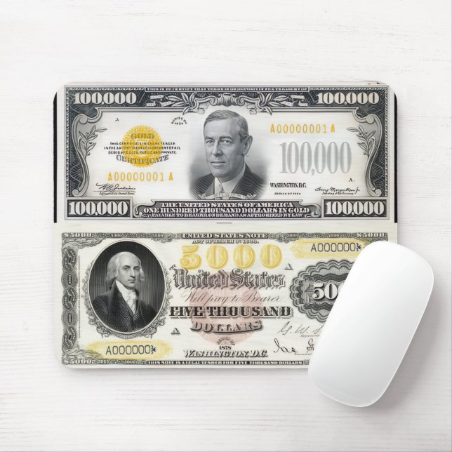 TAPIS DE SOURIS 100 000 $ (Avec souris)