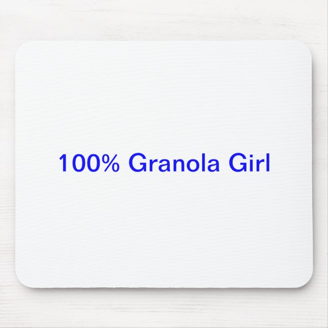 Tapis de souris 100% de fille de granola (Devant)
