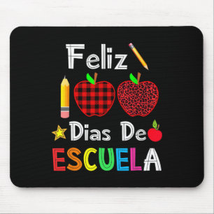 Tapis De Souris 100 Dias De Escuela Espagnol Joyeux 100ème Jour De